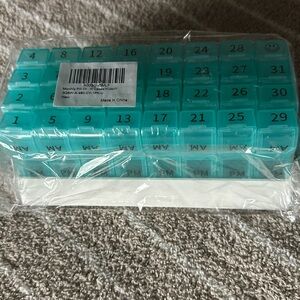 Medical supplies, pill dispensers, monthly I have 2 available